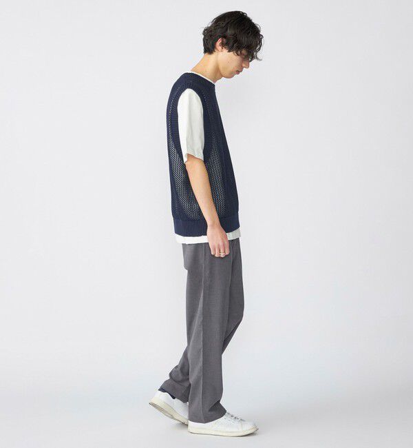 SHIPS「SHIPS:〈手洗い可能〉メッシュ ニット ベスト」|ベスト・ジレ|