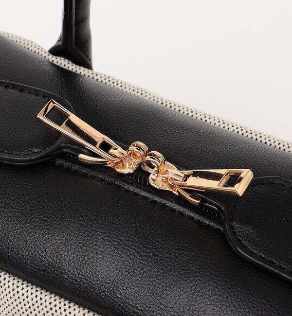 quaranciel「quaranciel: ダブルジップ デザイン ボストン ショルダー バッグ」|ショルダー・メッセンジャー|