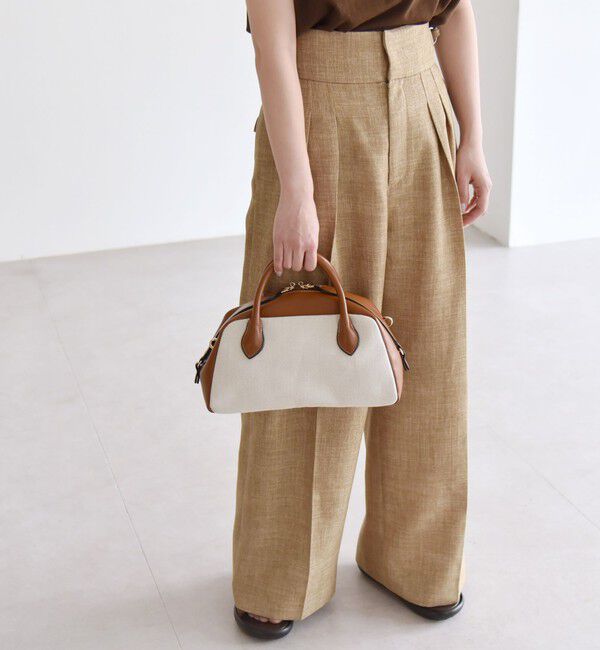 quaranciel「quaranciel: ダブルジップ デザイン ボストン ショルダー バッグ」|ショルダー・メッセンジャー|