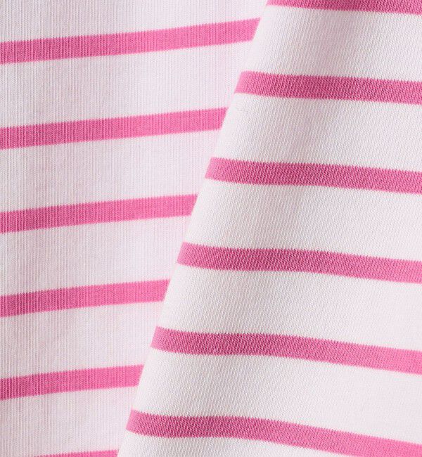 SHIPS Colors 「SHIPS Colors:〈洗濯機可能〉カラー ボーダー ギャザー スリーブ プルオーバー」|Tシャツ・カットソー|