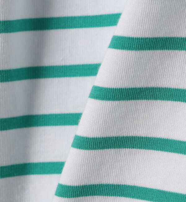 SHIPS Colors 「SHIPS Colors:〈洗濯機可能〉カラー ボーダー ギャザー スリーブ プルオーバー」|Tシャツ・カットソー|