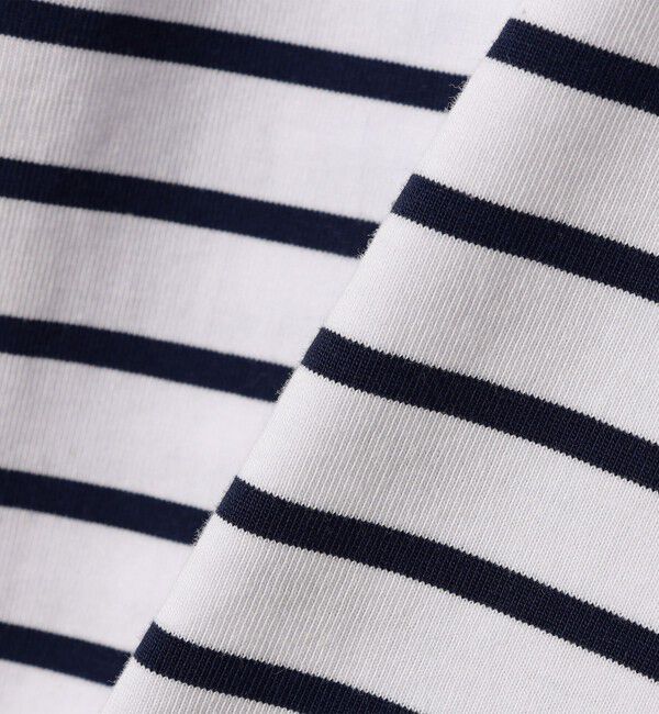 SHIPS Colors 「SHIPS Colors:〈洗濯機可能〉カラー ボーダー ギャザー スリーブ プルオーバー」|Tシャツ・カットソー|