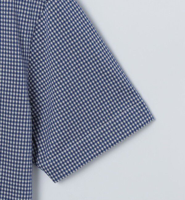 SHIPS「SHIPS: ショートスリーブ ジャージー ギンガムチェック シャツ」|シャツ・ブラウス|