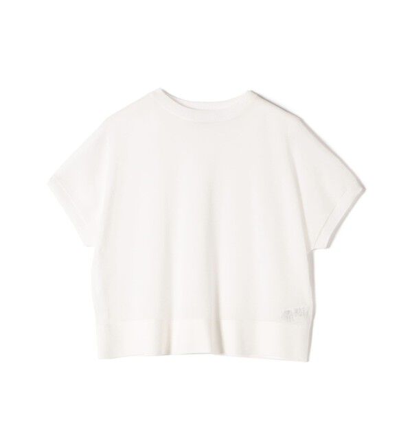 SHIPS for women「SHIPS Primary Navy Label:〈手洗い可能〉NOIR ワイド プルオーバー」|ニット・セーター|オフホワイト