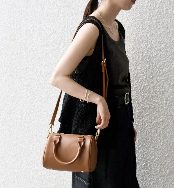 SHIPS any「《追加予約》VELETTO: 2WAY ショルダー ミニ ボストン バッグ」|ボストンバッグ|