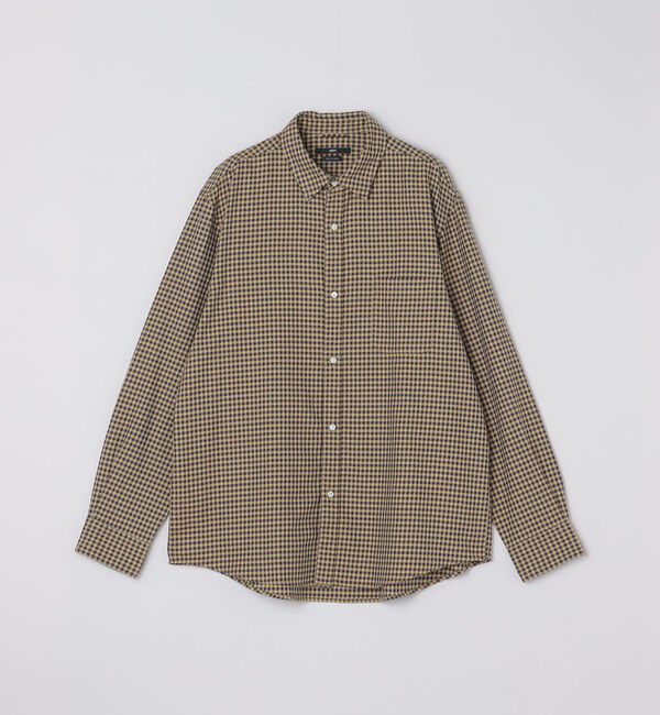 SHIPS「SHIPS: チェック レギュラーカラー ロングスリーブ シャツ」|シャツ・ブラウス|