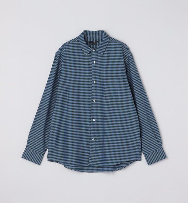 SHIPS「SHIPS: チェック レギュラーカラー ロングスリーブ シャツ」|シャツ・ブラウス|