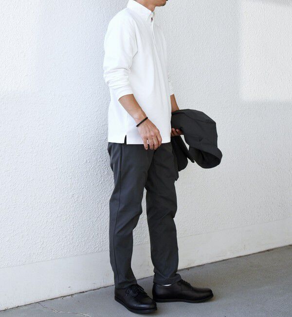 SHIPS any「SHIPS any:〈抗菌防臭/遮熱/UVカット機能等〉 鹿の子 ロングスリーブ ポロシャツ◆」|Tシャツ・カットソー|