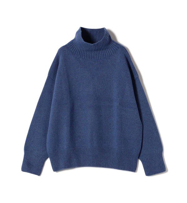 SHIPS for women「【SHIPS別注】ISLAND TIEDS:〈手洗い可能〉タートルネック ニット」|ニット・セーター|ブルー