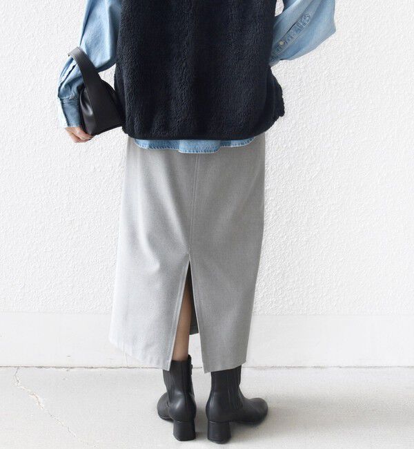 SHIPS for women「〈手洗い可能〉両面起毛 ドロスト スカート」|スカート|