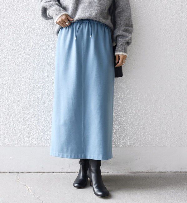 SHIPS for women「〈手洗い可能〉両面起毛 ドロスト スカート」|スカート|