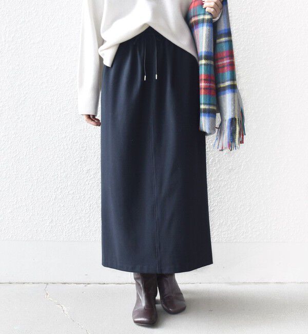 SHIPS for women「〈手洗い可能〉両面起毛 ドロスト スカート」|スカート|