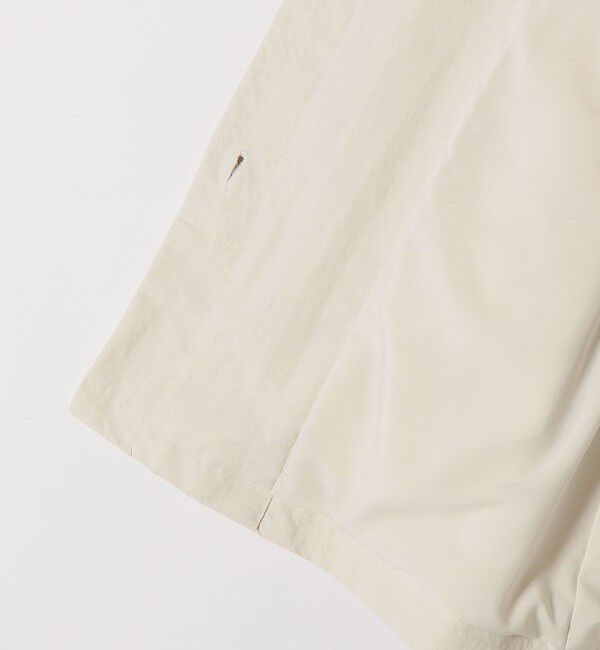 SHIPS any「《予約》SHIPS any:〈洗濯機可能〉ナイロン タスラン ノーカラー Aライン ブルゾン」|ブルゾン・スタジャン|