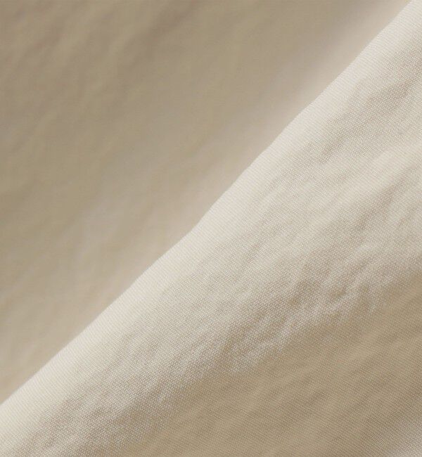 SHIPS any「《予約》SHIPS any:〈洗濯機可能〉ナイロン タスラン ノーカラー Aライン ブルゾン」|ブルゾン・スタジャン|