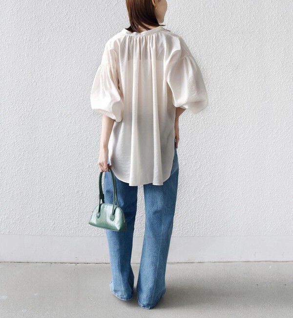 SHIPS for women「〈手洗い可能〉シアー タンブラー ポケット デザイン シャツ」|シャツ・ブラウス|