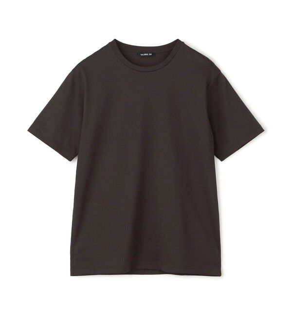 GALERIE VIE「ファインコットン ハーフスリーブTシャツ」|Tシャツ・カットソー|17 チャコールグレー