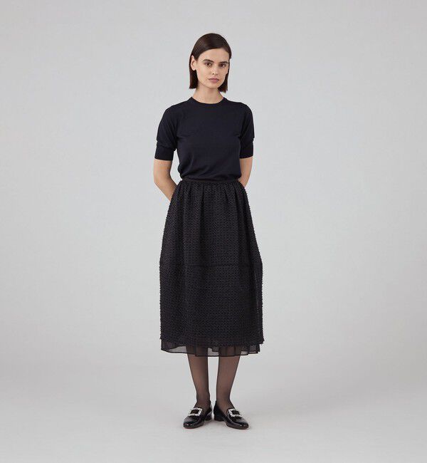 TOMORROWLAND collection「ファンシーオーガンジー バレルペプラムスカート」|スカート|