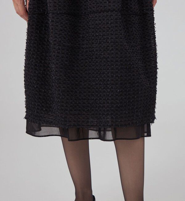 TOMORROWLAND collection「ファンシーオーガンジー バレルペプラムスカート」|スカート|