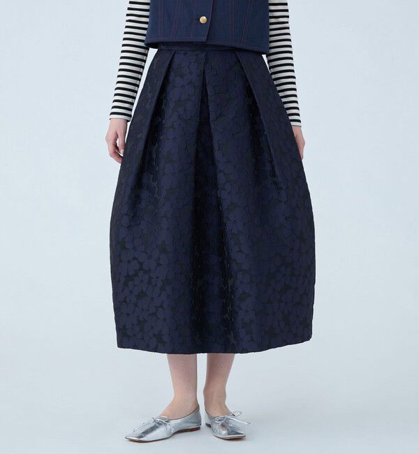 TOMORROWLAND collection「ロリエフフルール バレルスカート」|スカート|