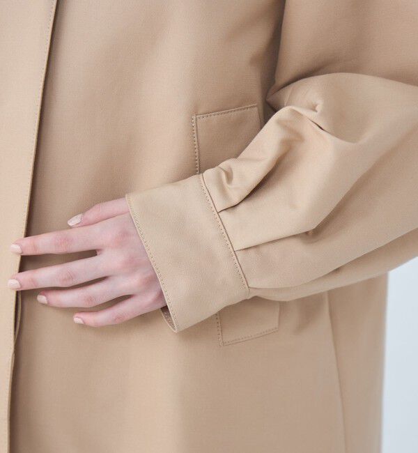 TOMORROWLAND collection「コットンシルクグログラン パフステンカラーコート」|ステンカラーコート|