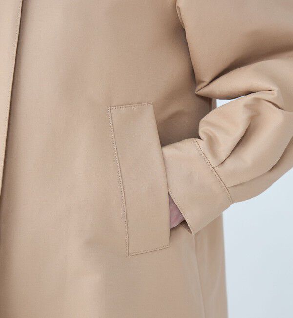 TOMORROWLAND collection「コットンシルクグログラン パフステンカラーコート」|ステンカラーコート|