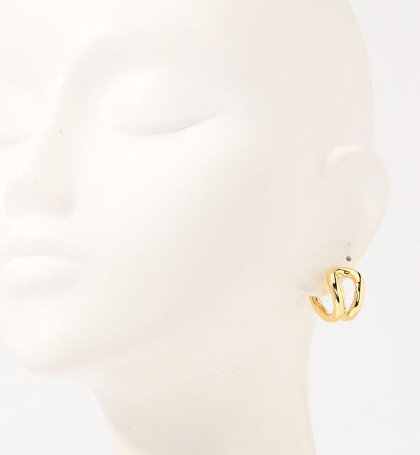 TOMORROWLAND GOODS「LIE STUDIO STEFFIE ゴールドピアス」|ピアス|