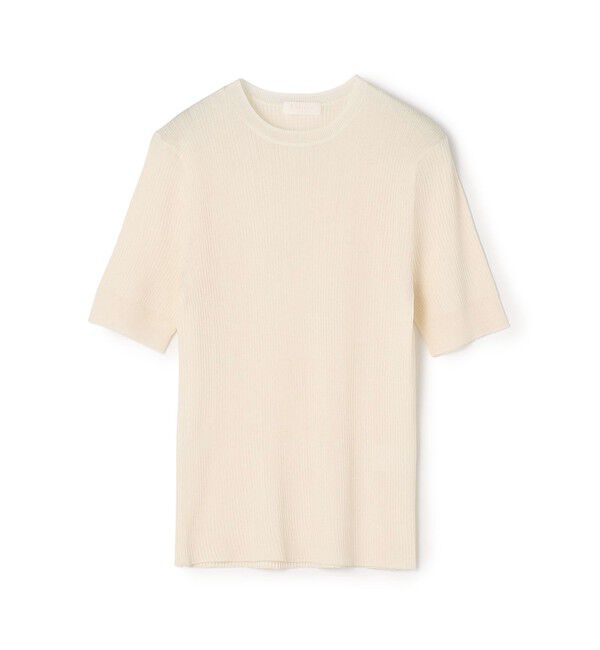 Ballsey「マーセライズドコットン クルーネックプルオーバー」|ニット・セーター|11 ホワイト