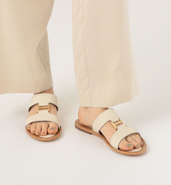 TOMORROWLAND GOODS「TOMORROWLAND バックル フラットサンダル」|サンダル|