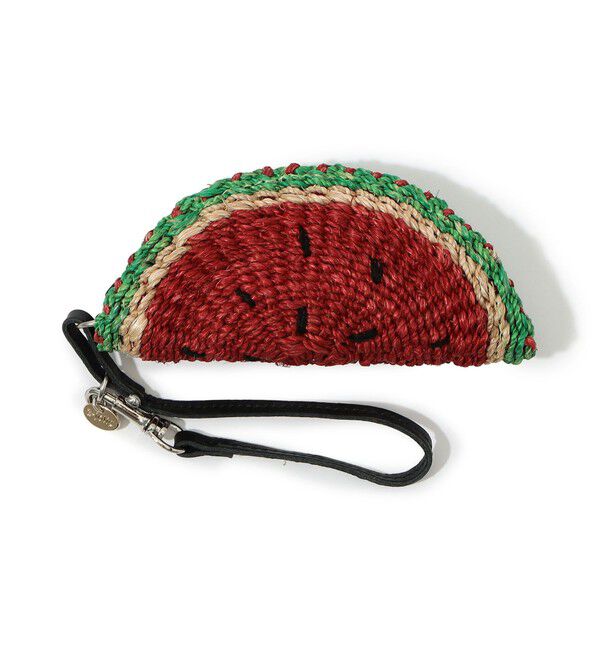 TOMORROWLAND GOODS「a-jolie fruits petit bag」|ポーチ|36 レッド系