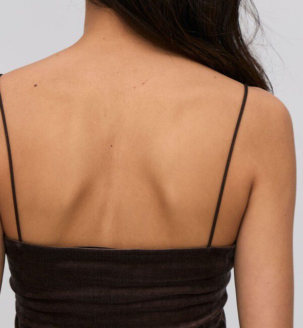 BACCA「inner piece ベロアジャージー カップインキャミソール」|Tシャツ・カットソー|