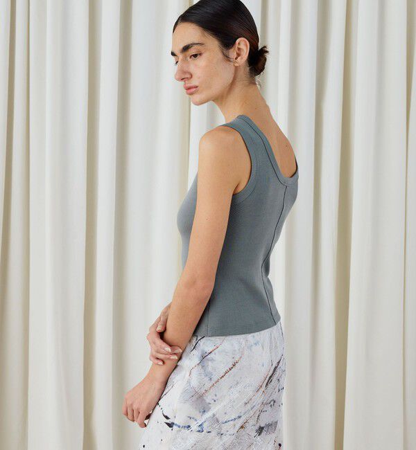 DES PRES「ソフトサーキュラーリブ タンクトップ」|タンクトップ|