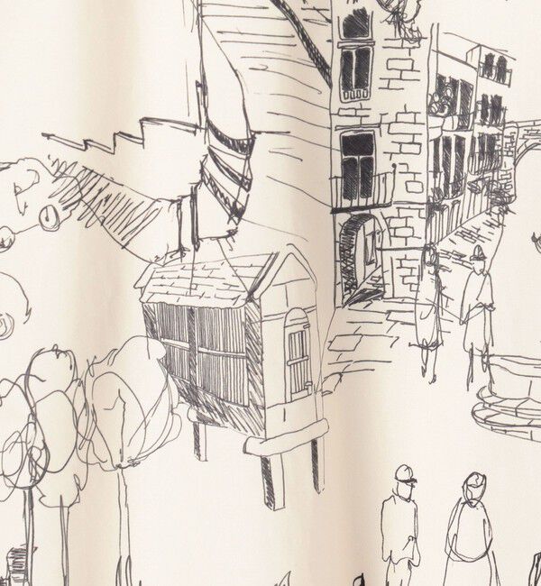 GALERIE VIE「グリーンスケーププリント ノースリーブブラウス」|シャツ・ブラウス|