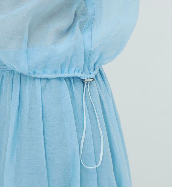 CABaN「コットンシルクオーガンジー ノースリーブブラウス」|シャツ・ブラウス|