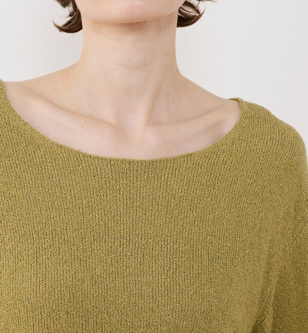 GALERIE VIE「ペーパーウール ラウンドネックプルオーバー」|ニット・セーター|