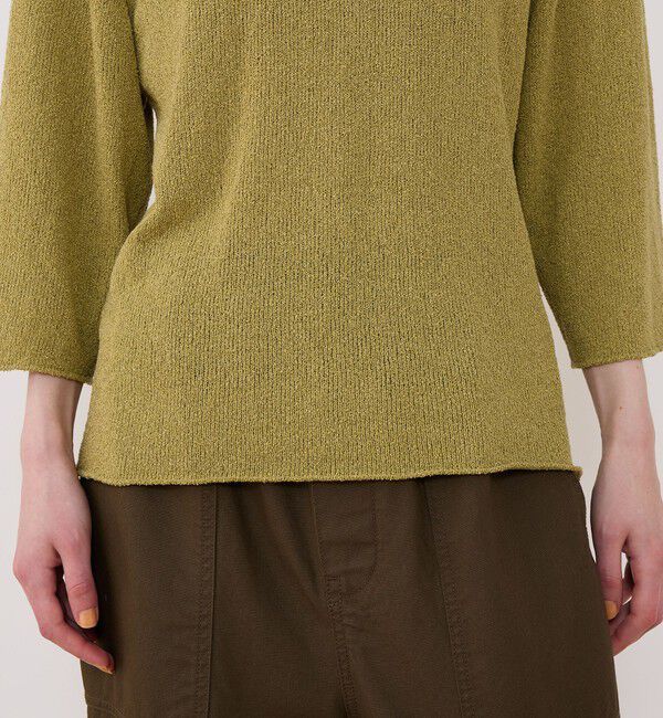 GALERIE VIE「ペーパーウール ラウンドネックプルオーバー」|ニット・セーター|