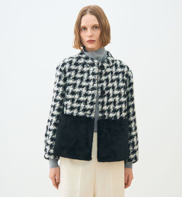 TOMORROWLAND collection「グリハウンドトゥース チェンジカラージャケット」|その他|