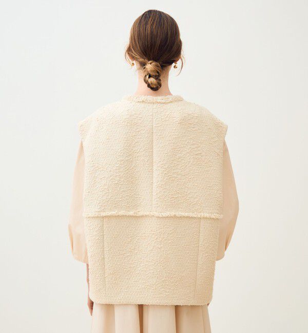 TOMORROWLAND collection「パンソッティ コクーンミディジレ」|ベスト・ジレ|