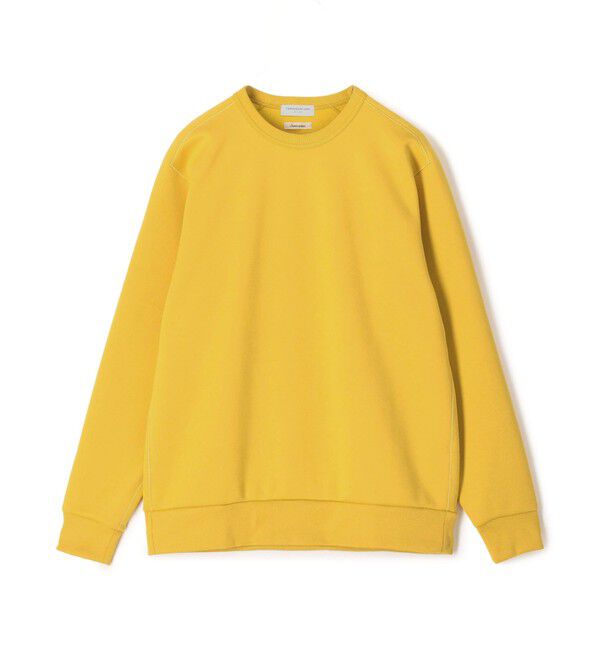 TOMORROWLAND MENS「スビンコットンダンボール クルーネックプルオーバースウェット」|スウェット・ジャージ|21 イエロー