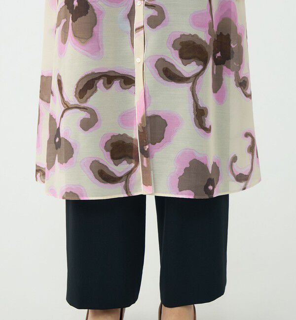 Ballsey「リリアンプリント ロングシャツワンピース」|ワンピース|