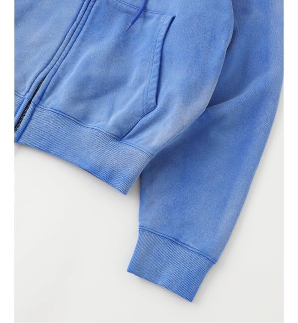 JOINT WORKS「WOKE EDGE / ウォークエッジ Faded Embroidery Zip Up Hoodie」|スウェット・ジャージ|