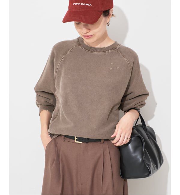 SLOBE IENA「Collegiate Pacific SLOBE別注 ダメージスウェット」|スウェット・ジャージ|