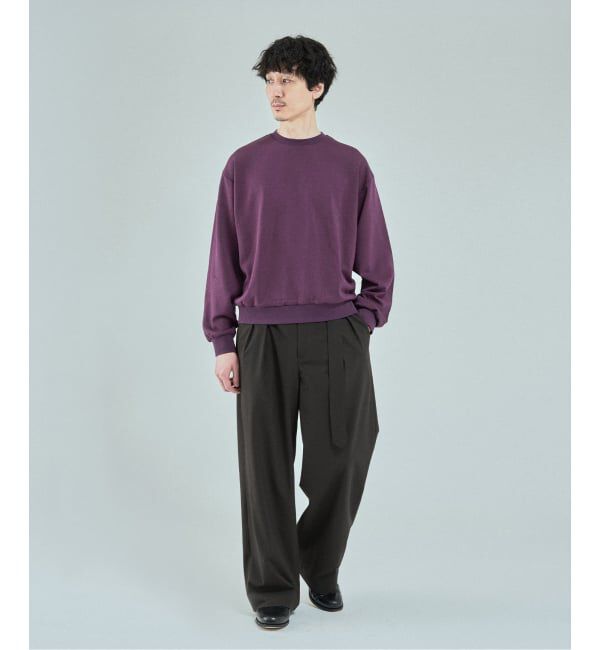 EDIFICE「《予約》FADED ダブル クルーネックニット」|スウェット・ジャージ|