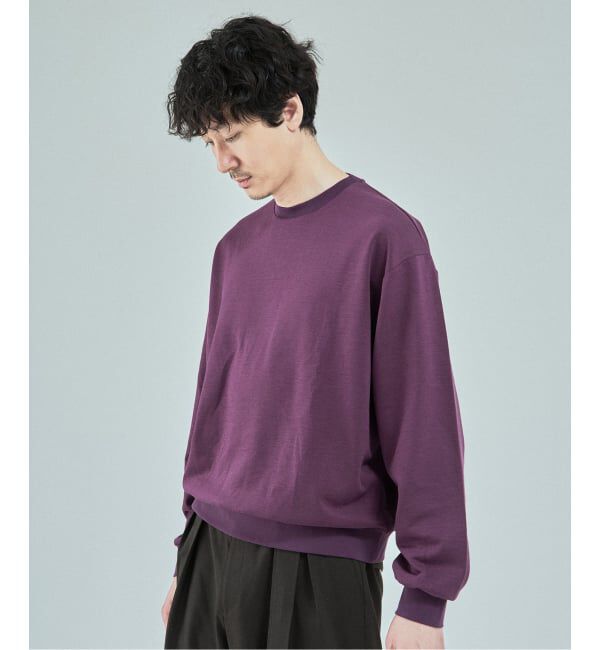 EDIFICE「《予約》FADED ダブル クルーネックニット」|スウェット・ジャージ|