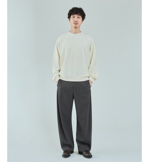 EDIFICE「《予約》FADED ダブル クルーネックニット」|スウェット・ジャージ|
