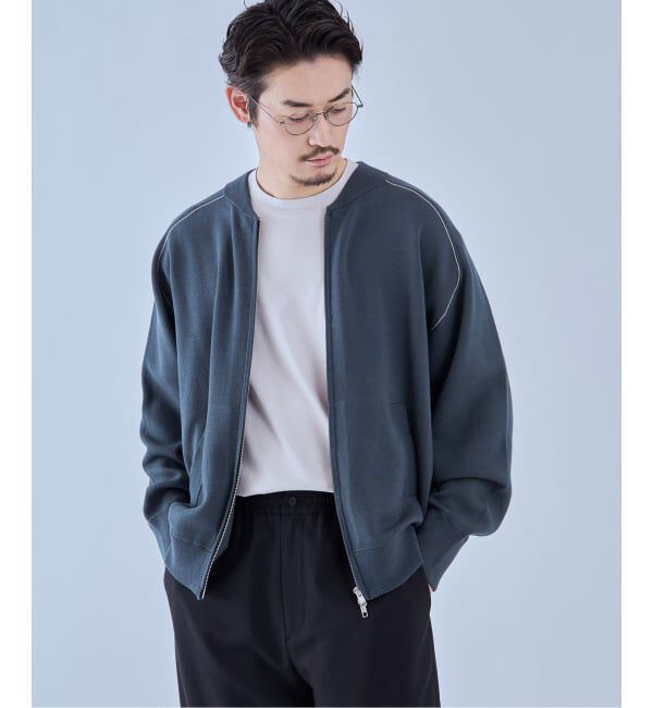 EDIFICE「スウェットライク トラックジャケット」|ニット・セーター|