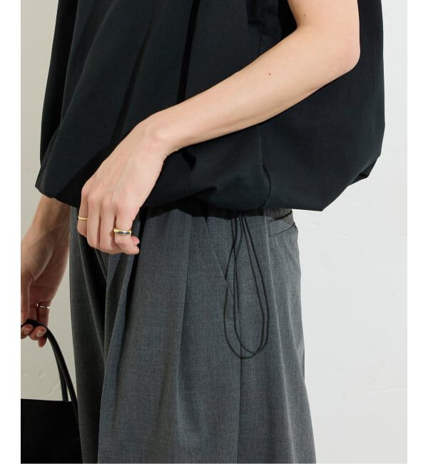 JOURNAL STANDARD「《追加2》シャーリングノースリーブＴシャツ」|Tシャツ・カットソー|