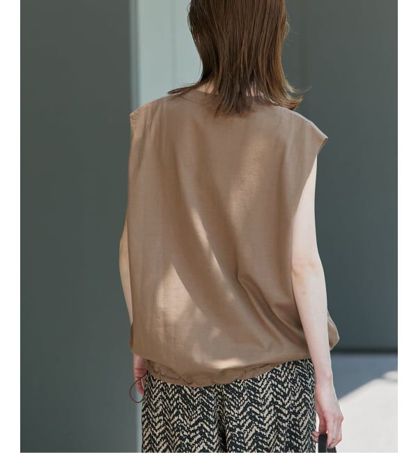 JOURNAL STANDARD「《追加2》シャーリングノースリーブＴシャツ」|Tシャツ・カットソー|