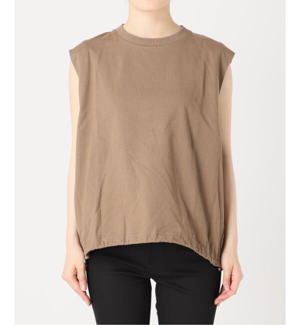 JOURNAL STANDARD「《追加2》シャーリングノースリーブＴシャツ」|Tシャツ・カットソー|