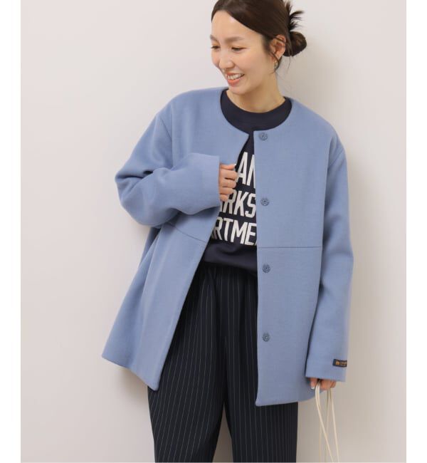 追加》スーパーファインビーバークルーネックコート（JOURNAL STANDARD