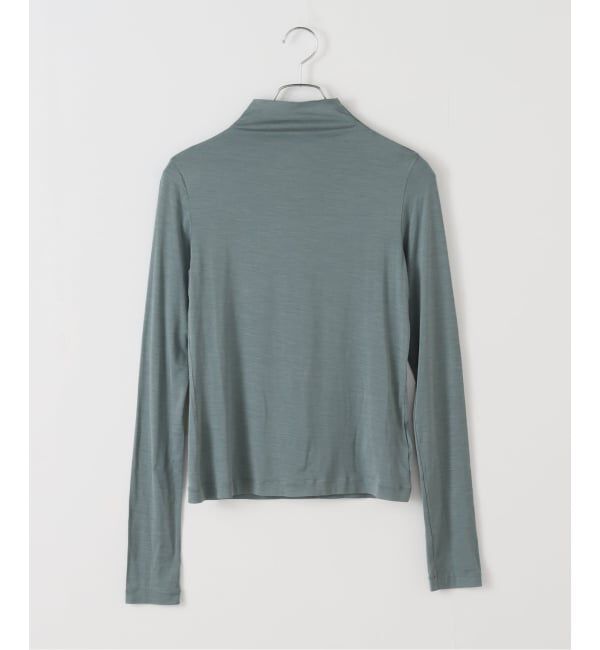 FRAMeWORK「SOWER/ソウワー EDIE シルク混 タートル」|Tシャツ・カットソー|ブルー